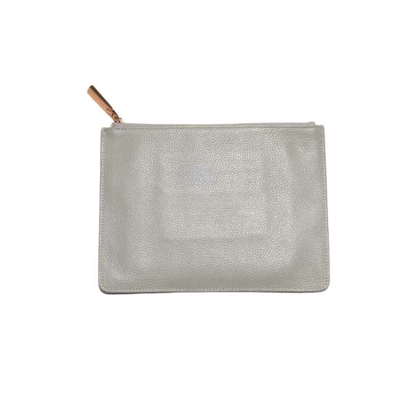 Grey and rose gold bag top