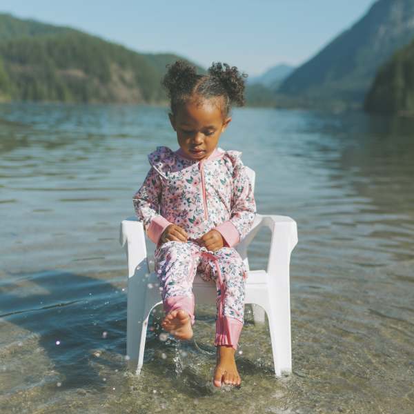 Baby sun protection swimsuit hotsell