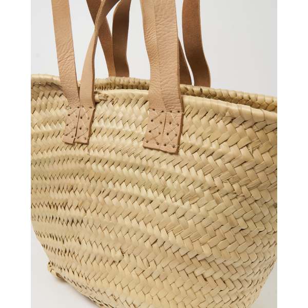 Miz Casa & Co Amanda French Basket Bag Pink | hardtofind.