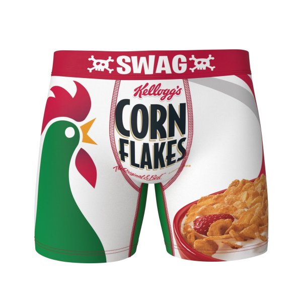 SWAG CEREAL AISLE BOXERS: CORN FLAKES