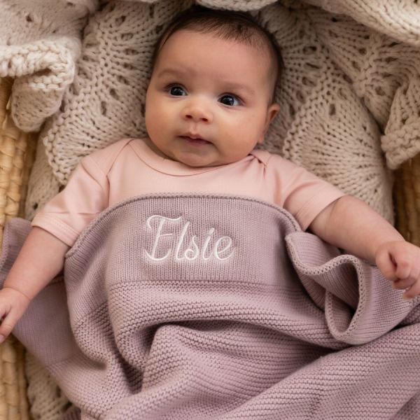 Cotton knit blankets hotsell
