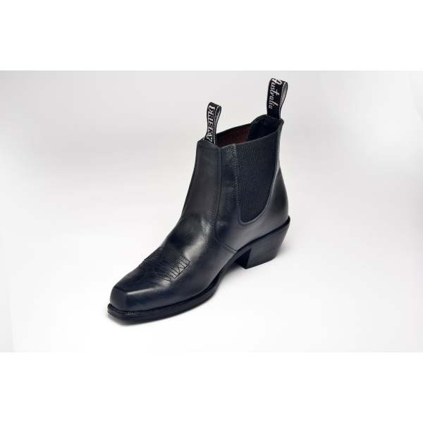 TEXAS Western Style Chisel Toe Ankle Boots with Cuban Heel hardtofind