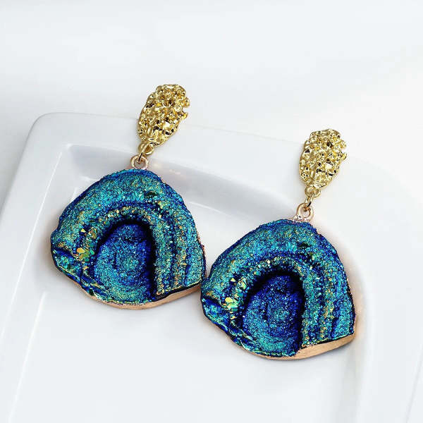 Blue Stone Earrings
