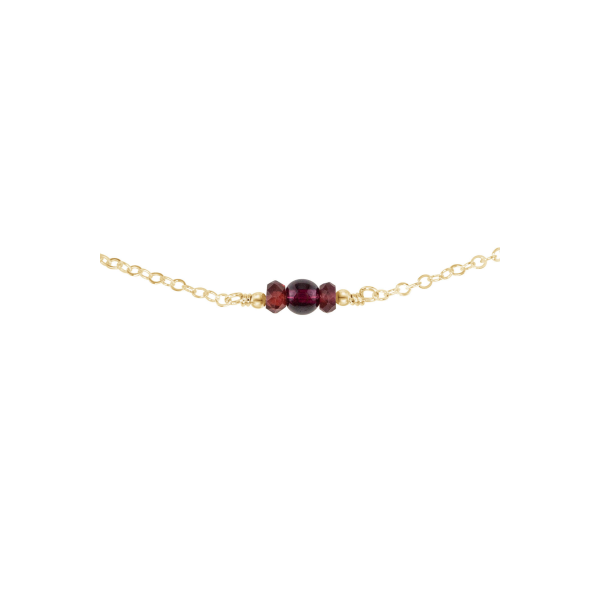 Garnet choker necklace best sale
