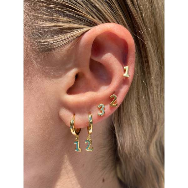 Gold earrings on sale 3 gram price