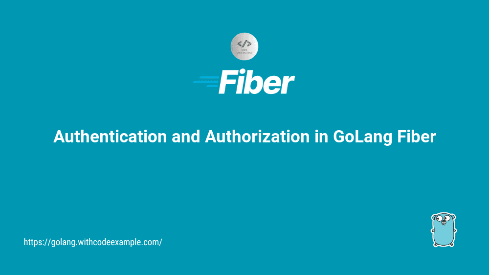 Authentication in Go Fiber