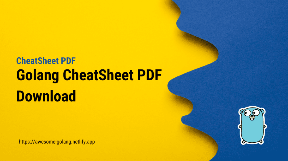 Golang Cheatsheet - PDF Download