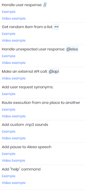 The Story Line Cheatsheet