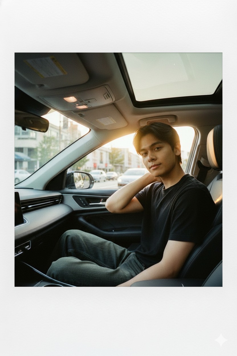 Create a warm, retro yet timeless Polaroid-style image of...