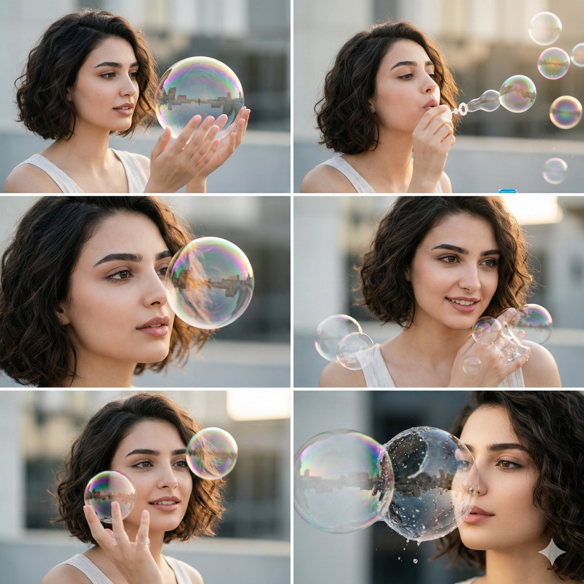 Create a high-resolution cinematic photo series using my...