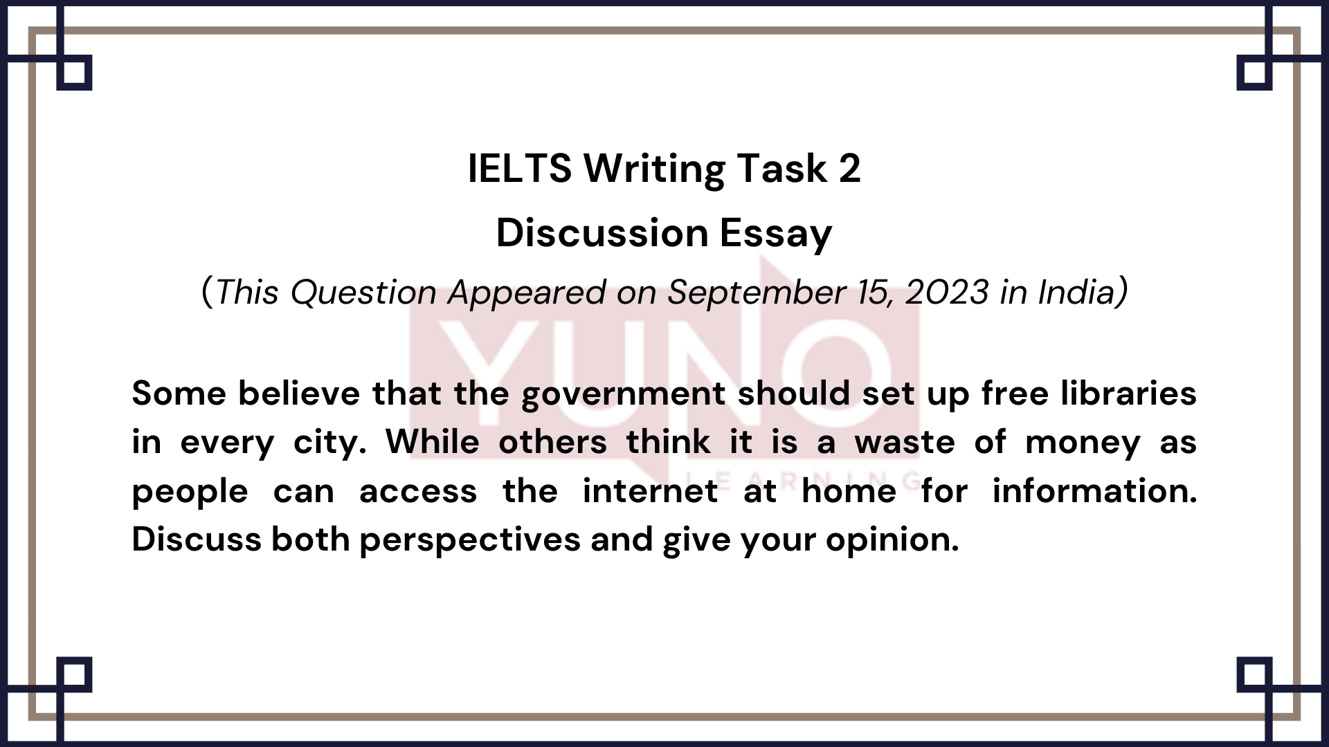 5 April: IELTS Writing Task 2 Topic - Many believe that the goal of one's  career should be to pursue a passion while others feel it is merely a way  to earn