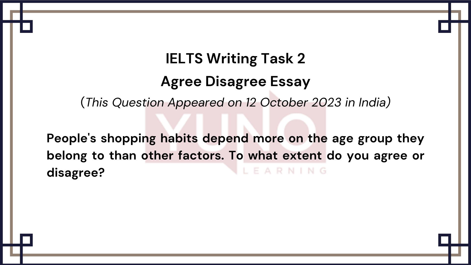 essay on shopping for ielts