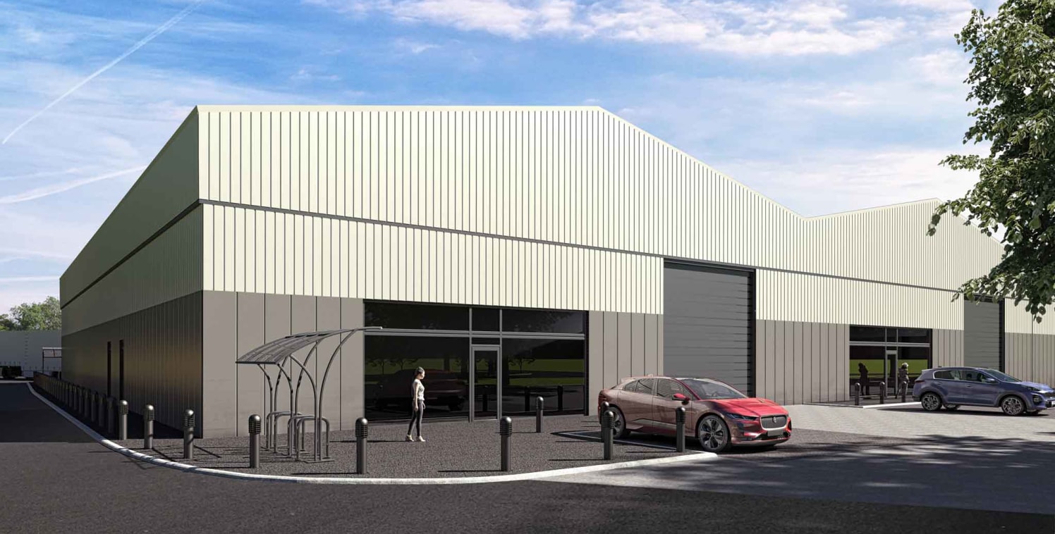 4 New build, high specification, industrial / warehouse and trade counter units, prominently located at the entrance to Stadium Trade & Business Park. Completion Q4 2021.