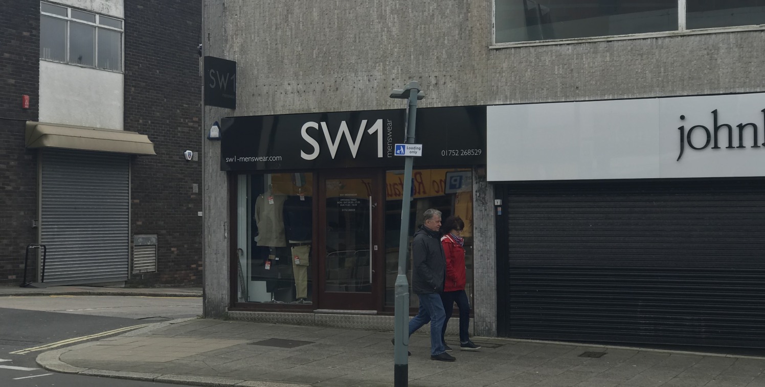 The subject premises are located on Mayflower Street, which is directly off Armada Way. Mayflower Street is a busy thoroughfare located to the north of the prime retailing core within the city centre. This well established retailing pitch is well ser...