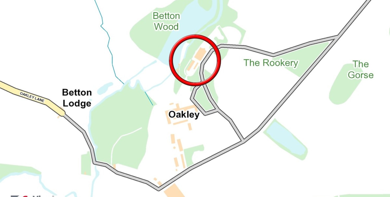 The property is located at Oakley Hall which is set within 100 acres of landscaped gardens and grounds.