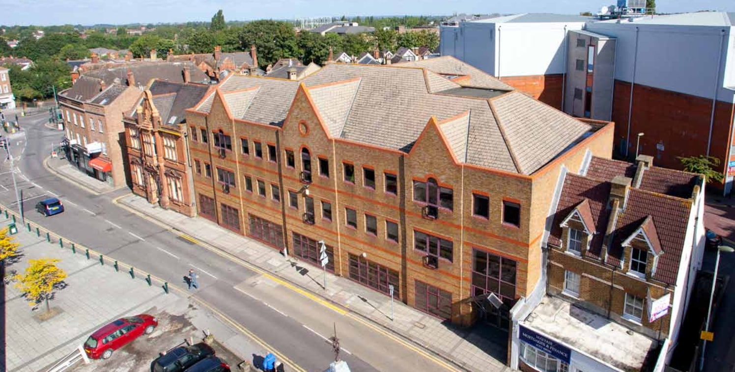 A three-storey modern town centre office building with brick elevations and tiled roof. There is a large underground car park providing 60 spaces.

The property provides open plan floorplates with good natural light, dedicated reception and WCs to ea...