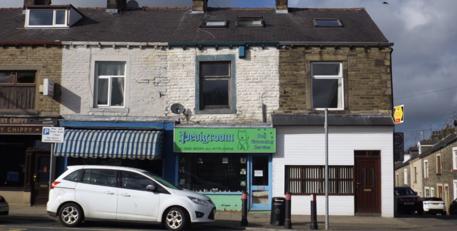 LOCATION\n\nThe property occupies a mid-parade position on Keighley Road which is a short distance from Colne town centre. North Valley Road (A6068), which links to Junction 14 of the M65 motorway is within a short distance drive....