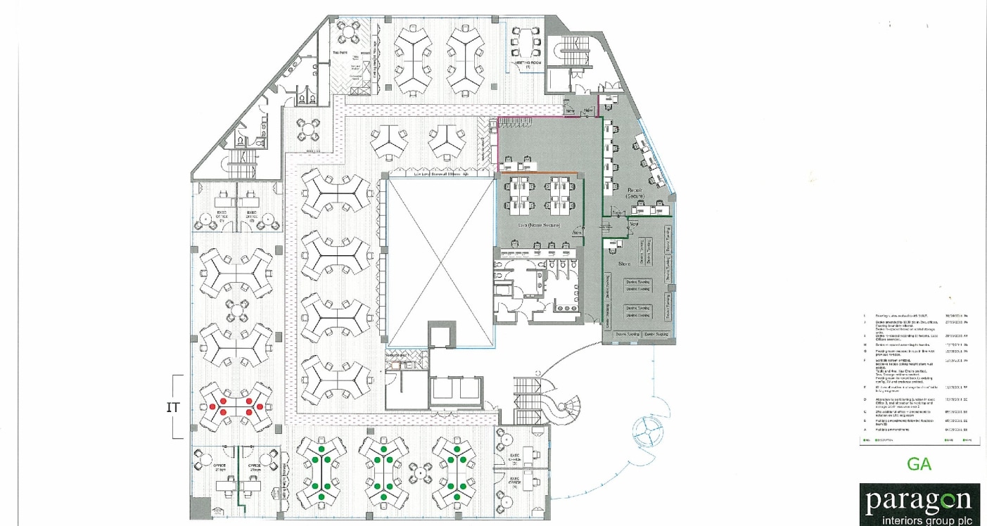 Quality Head Office. Open Atrium. In House Facilities. Car Parking. Prestigious Building.