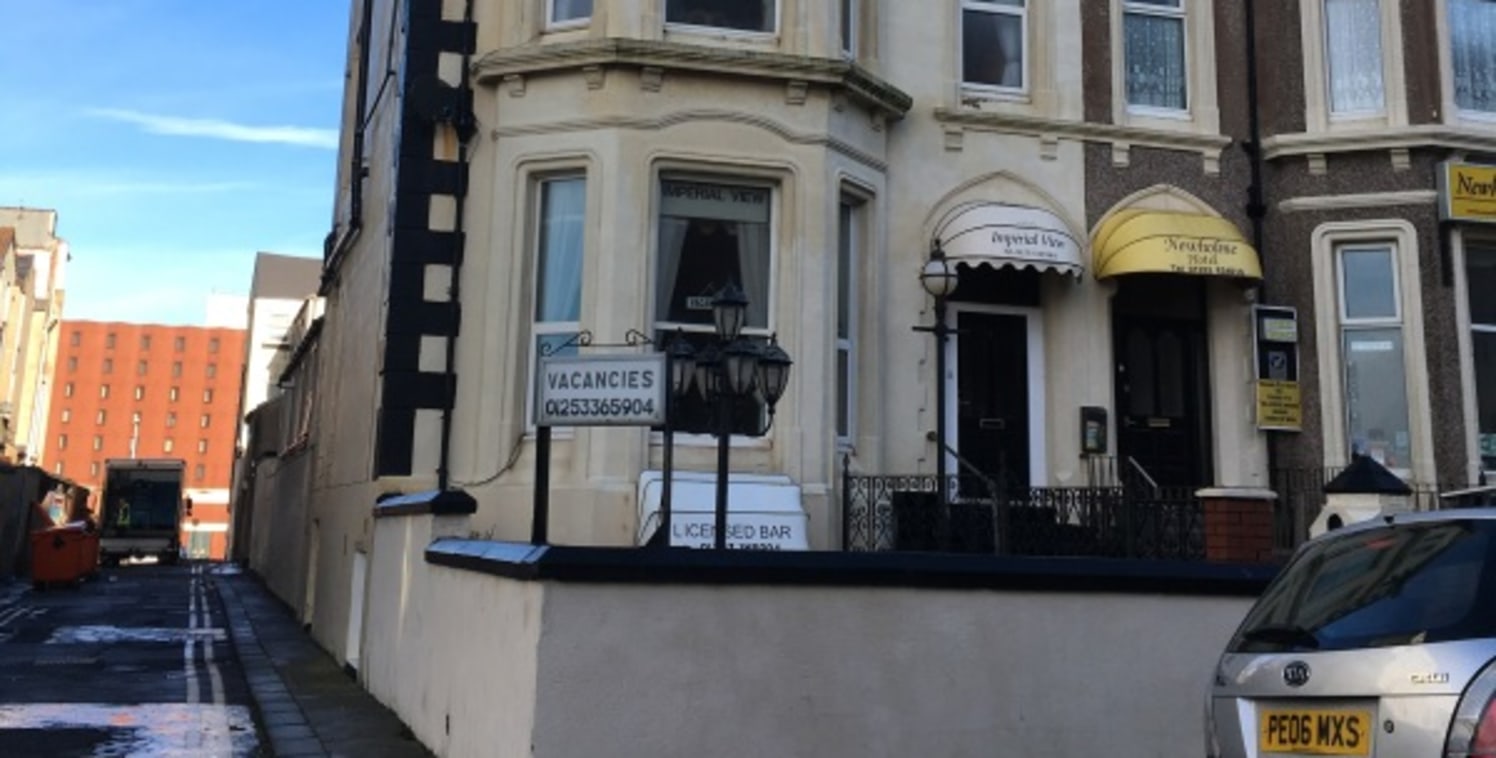 Substantial end terraced 4/5 storey property located immediately off the North Promenade to the side of the Imperial Hotel. The property consists of 7 self contained apartments a Licensed bar lounge and ground floor 3 bedroom owners accommodation....