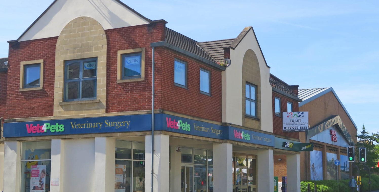 Self-contained First Floor offices in thriving district centre in North Bristol opposite BAE Systems and Rolls-Royce