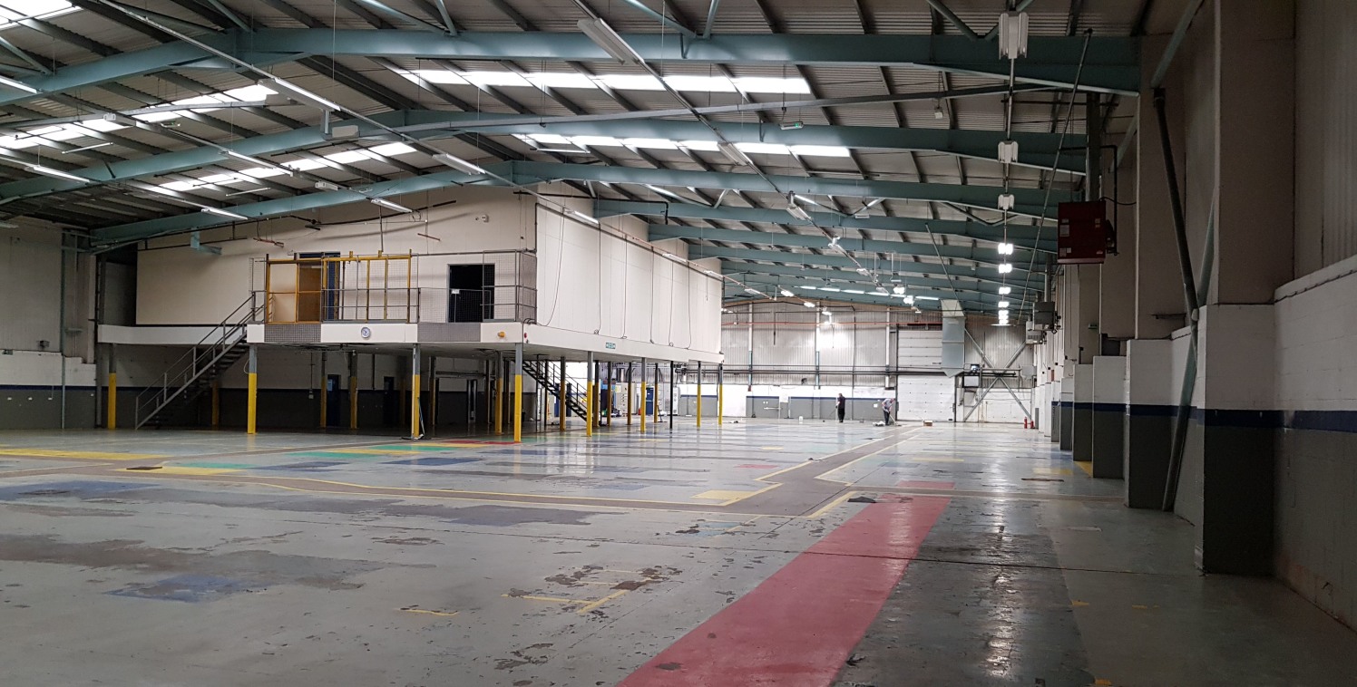 28,190 sq ft (2,618.94 sq m). Two Storey Offices. 1.5MVA Power Connection. Detached industrial building on a large site of 2.2 acres. Available June 2019.