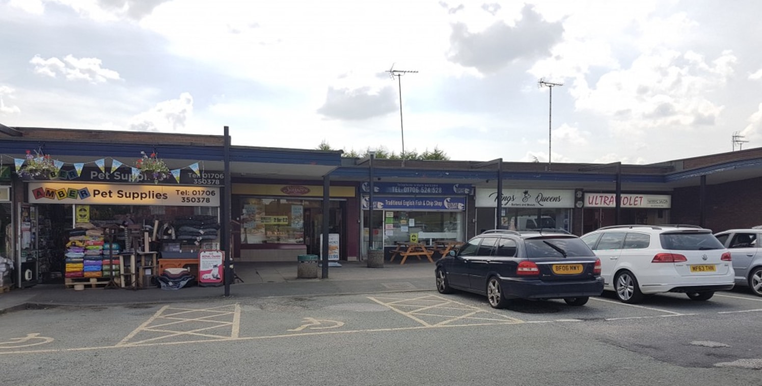 <p>A parade of local and convenience shops in a popular residential area in Rochdale with shopper parking to the front.</p><ul>

<li>Retail units to rent</li>

<li>Lock-up ground floor premises comprising front sales area/office</li>

<li>To the rear...