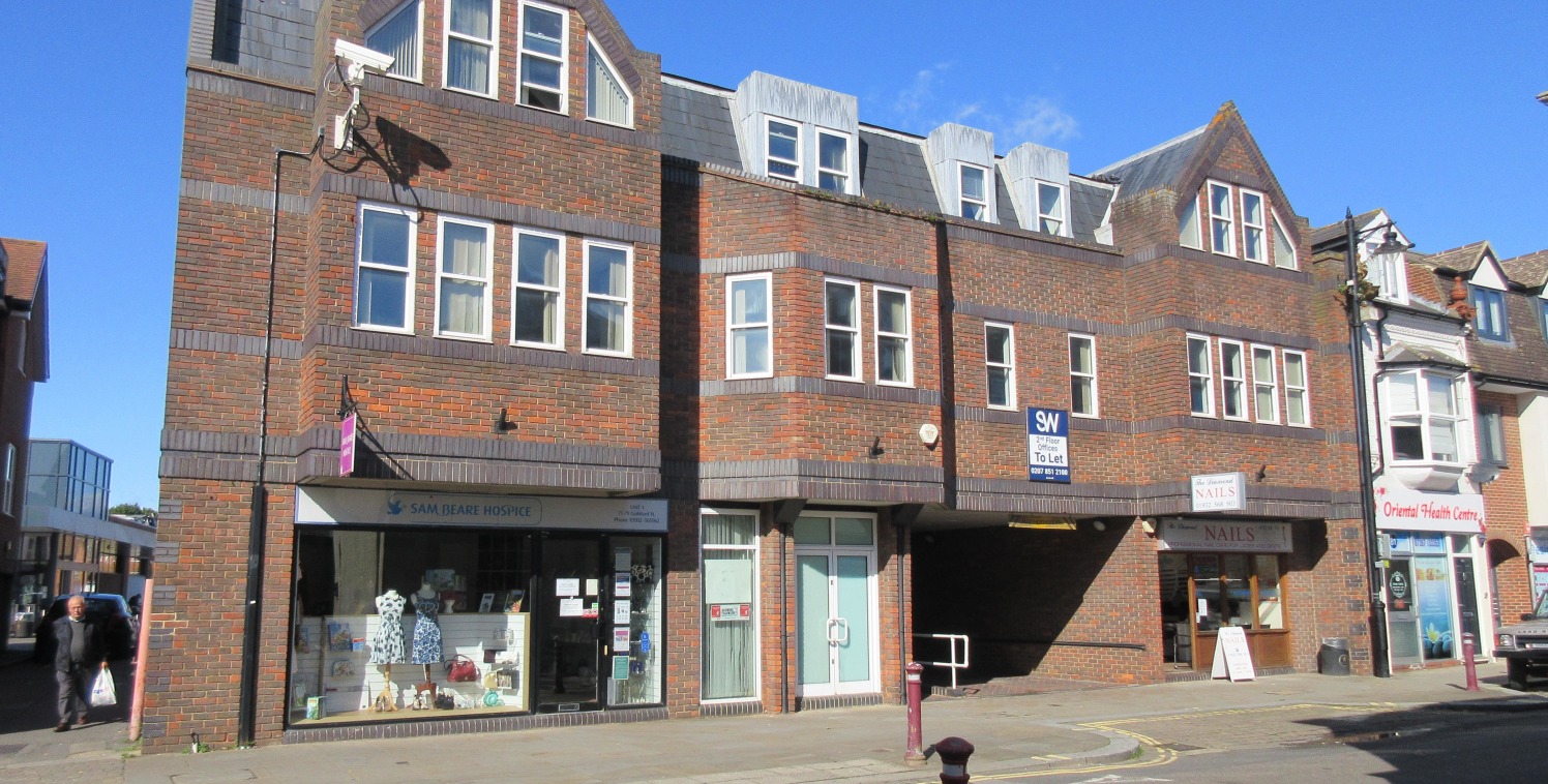 Town centre offices with parking