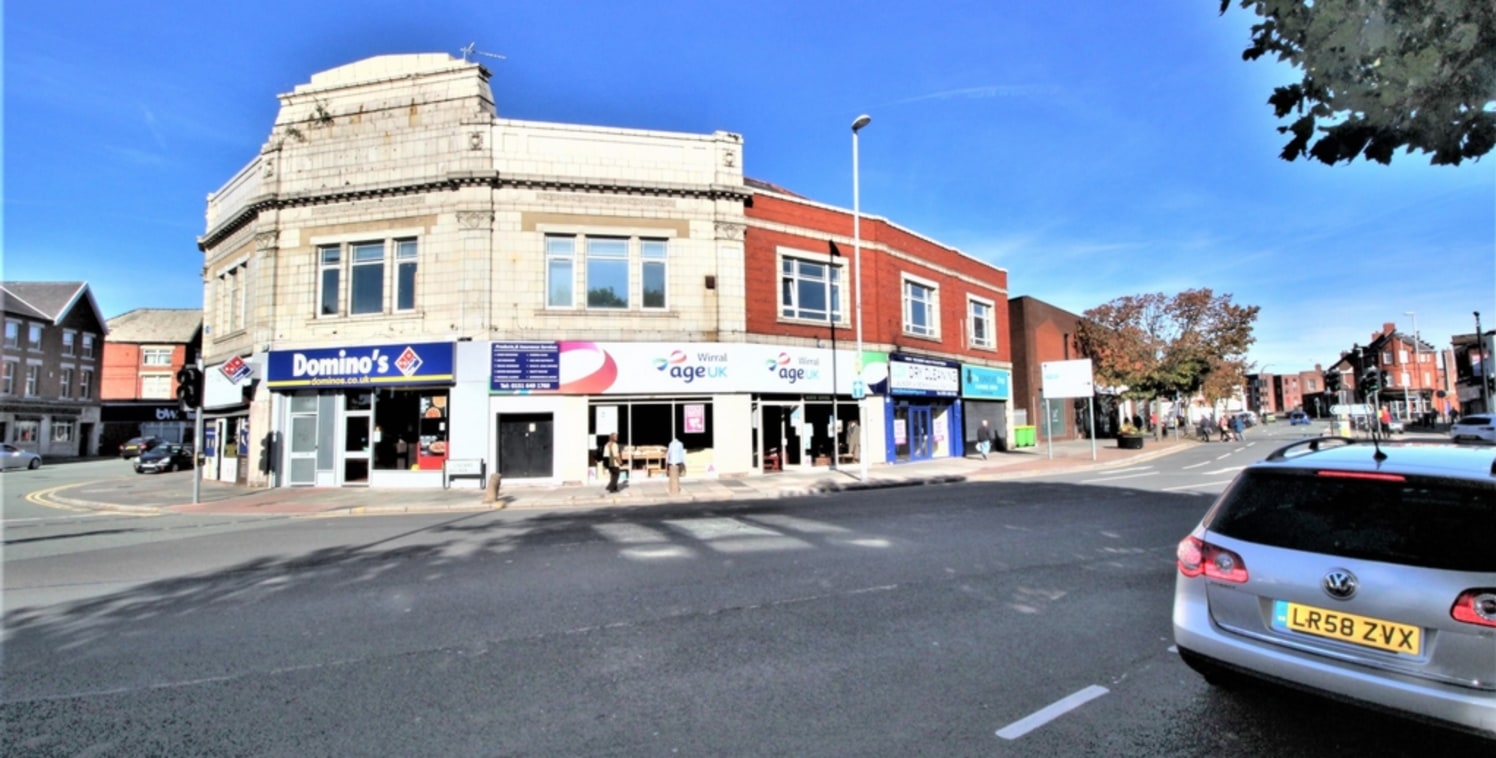 Commercial Development/Investment\n\nA rare opportunity to purchase a prominent block of shops, with the upper floor having gained planning permission for 6 X 1 bedroom apartments.\nCommercial income is already being produce from some national chains...