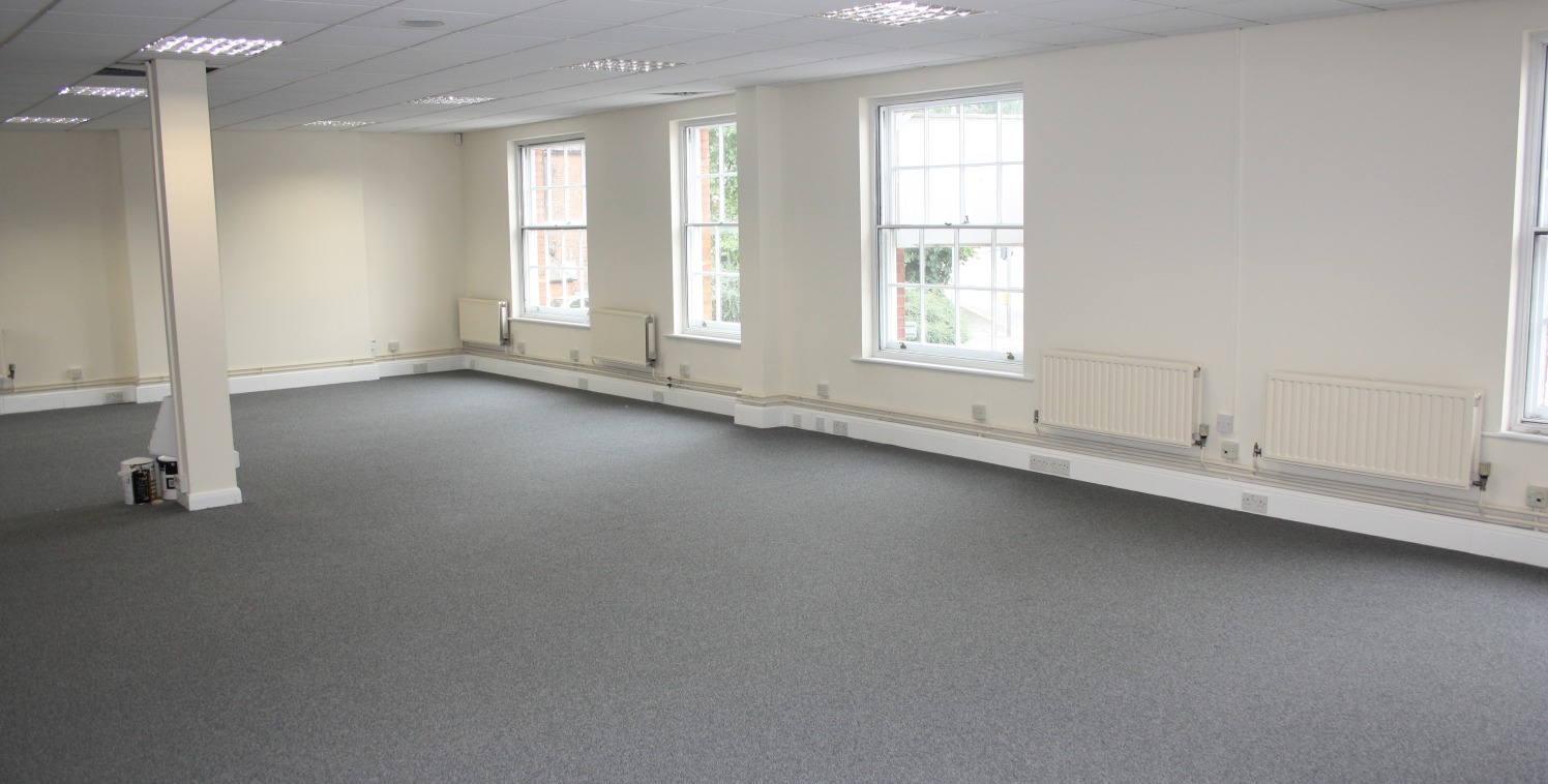 Prominent office building in central town location. N.I.A Of approx. 523.27 Sq M (5,632 Sq Ft). Open plan office accommodation with meeting rooms. Three storey premises including 11 car parking spaces. The office accommodation has been totally refurb...