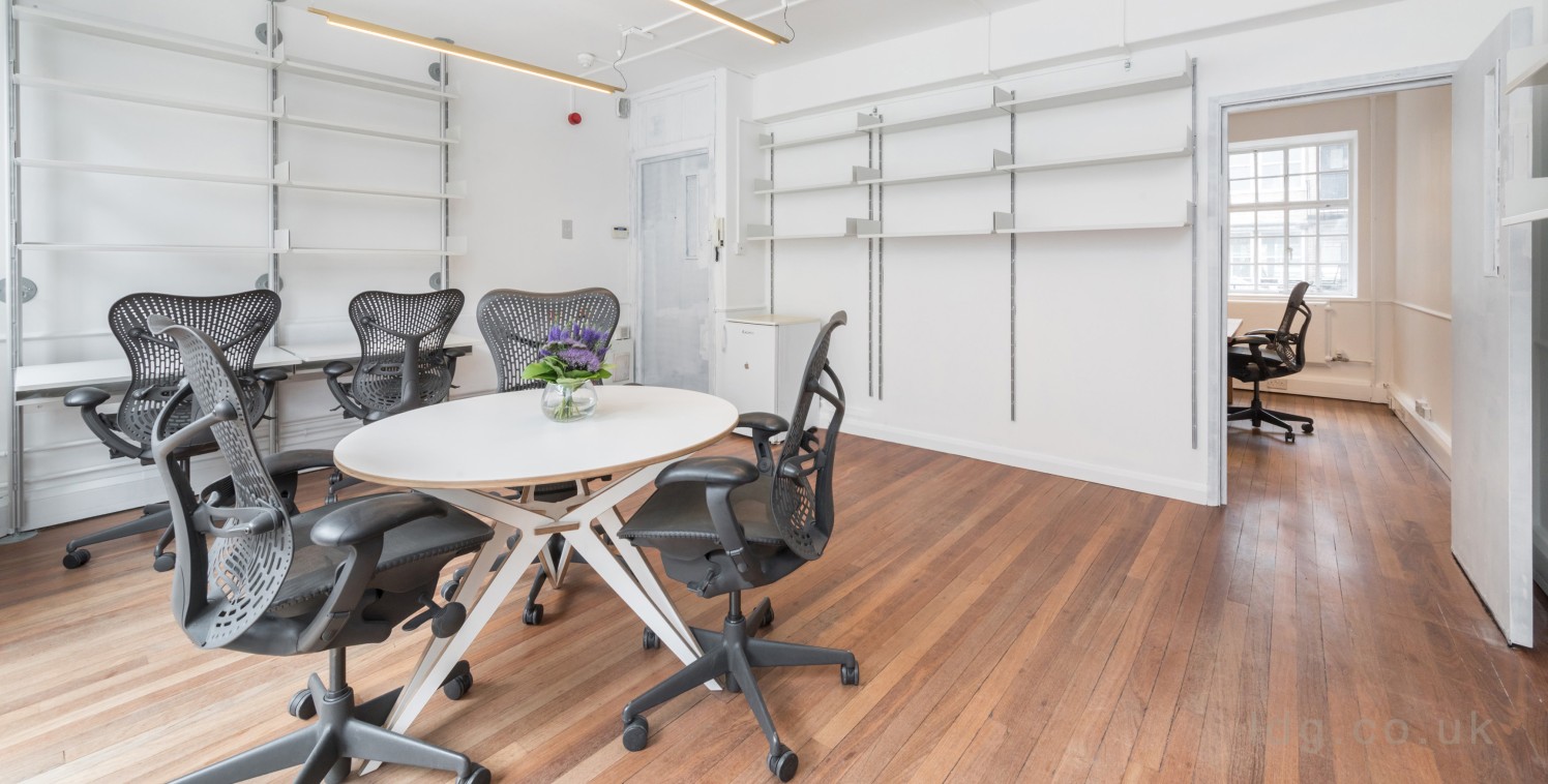 Strapline: Vibrant second floor office - Rent free / incentives available - French windows - Wooden flooring - Private meeting room / office - Excellent natural light from 2...