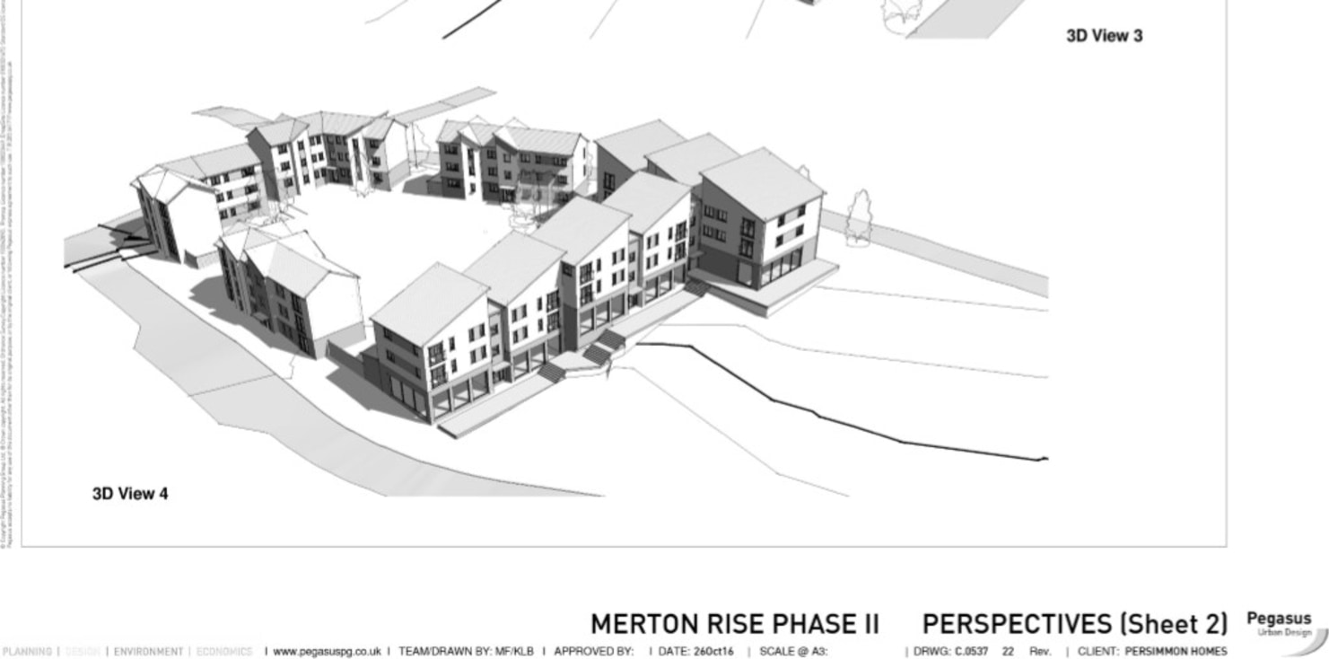 Upon instructions from Persimmon Homes Four newly constructed ''Use Class E'' neighbourhood retail units