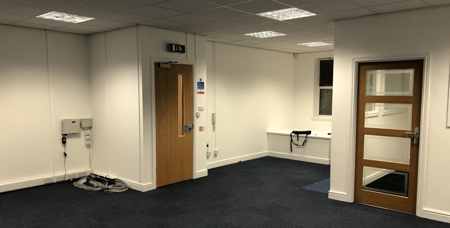 12 Whitworth Court is a 2 storey mid terrace office. The ground floor has recently been let and the first floor is available.

The first floor extends to 885 sq ft and provides a modern open plan office with meeting room and plenty of natural light....