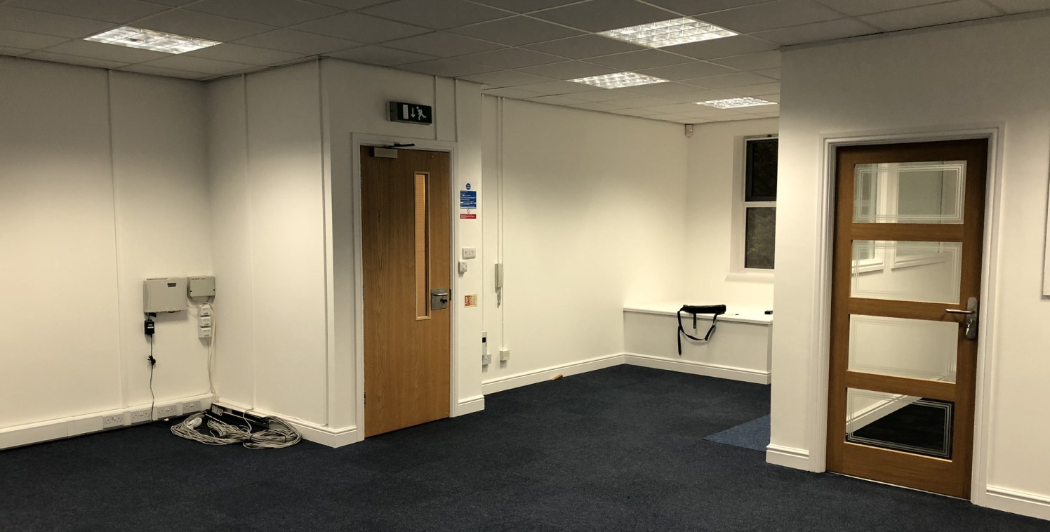 12 Whitworth Court is a 2 storey mid terrace office. The ground floor has recently been let and the first floor is available.

The first floor extends to 885 sq ft and provides a modern open plan office with meeting room and plenty of natural light....