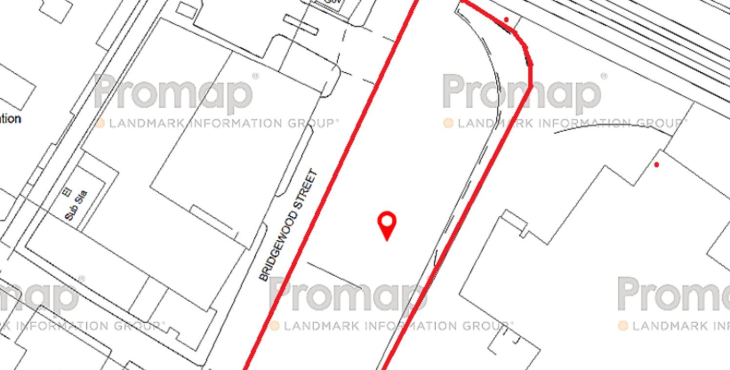 A hard-standing tarmacked former car park which benefits from 82 ft frontage to Sutherland Road and 308 ft frontage to Bridgewood Street.