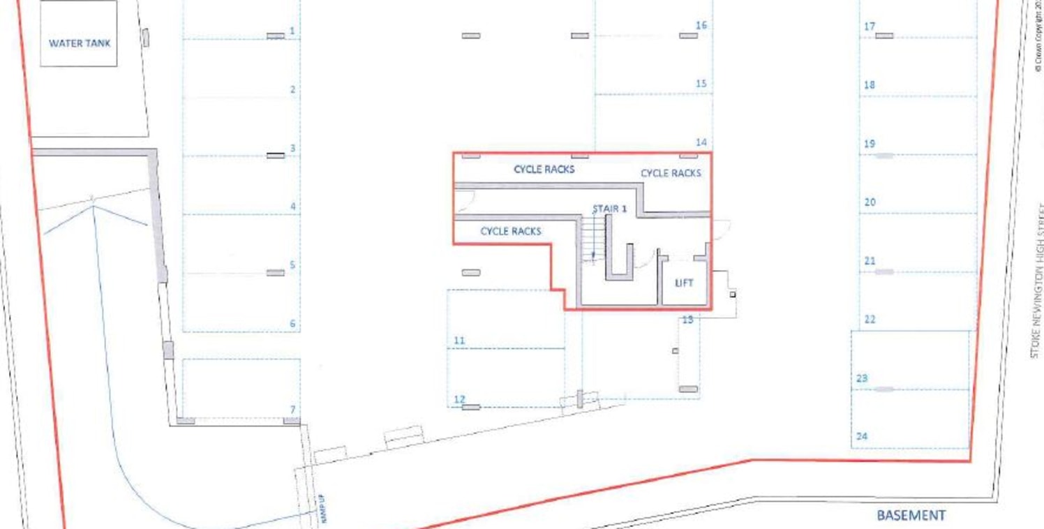 The property comprises of a basement of approximately 4,467sqft (414.98 sqm) which currently has planning consent for car parking. Subject to the necessary planning approval, it may be suitable for alternative uses. The property has a minimum eaves h...