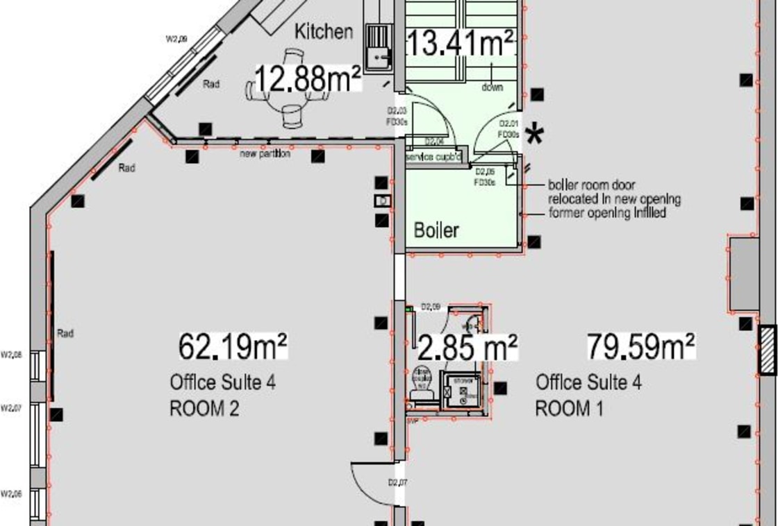 Second floor open plan office comprising 1,526 sq ft in a prominent location in Chester city centre. The premises have been fully refurbished to include new kitchen and own WC.

£21,000 per annum including 2 car parking spaces.