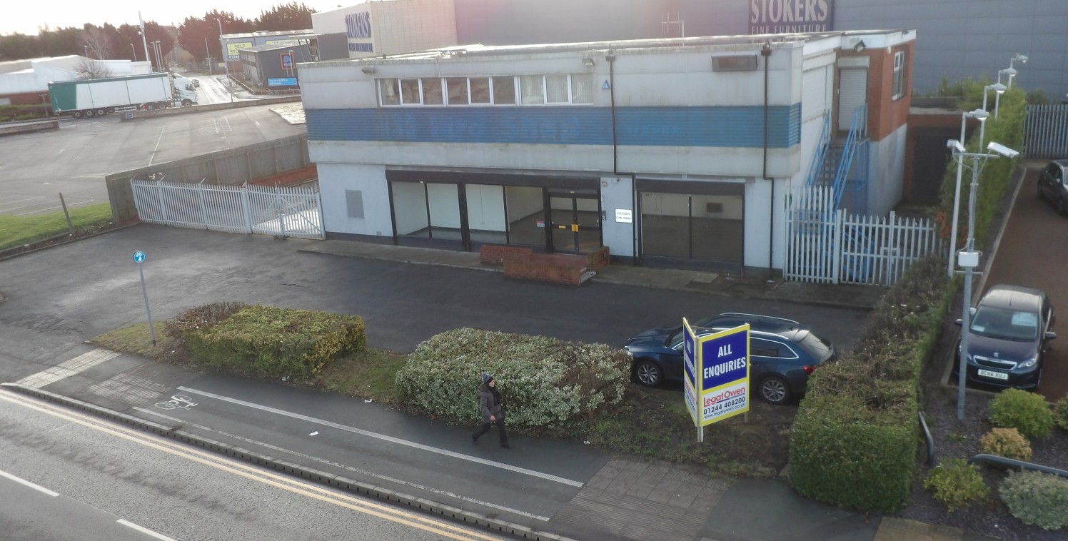 A prominent two-storey detached showroom with workshop and office accommodation with forecourt and fenced yard

5,127 sq ft on 0.26 acres

All Enquiries