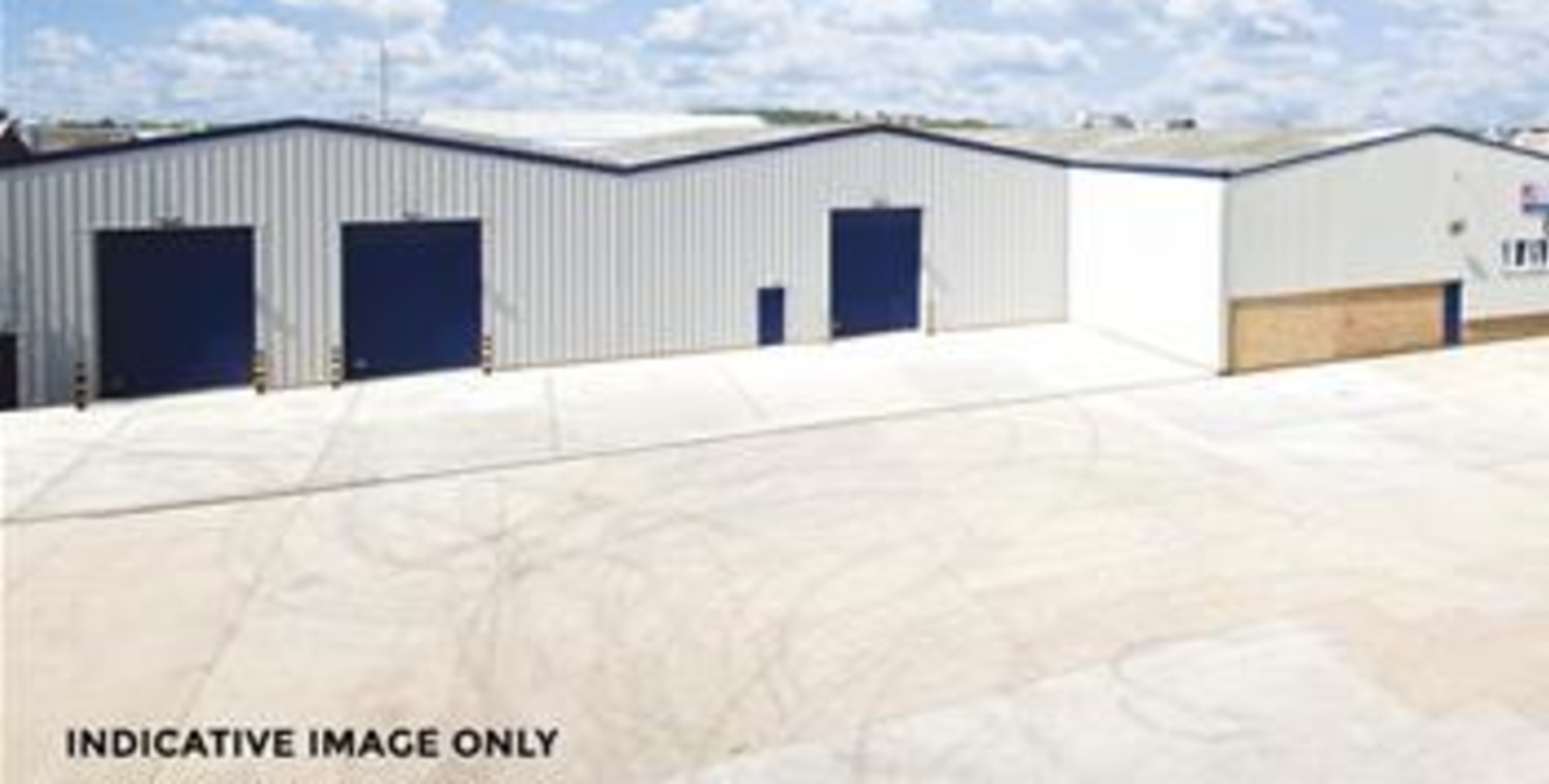 A detached steel portal frame industrial/distribution facility\nbenefiting from a large secure loading yard. Access to the warehouse is available via three full height electric surface level loading doors serviced by 26m loading bays. The warehouse b...