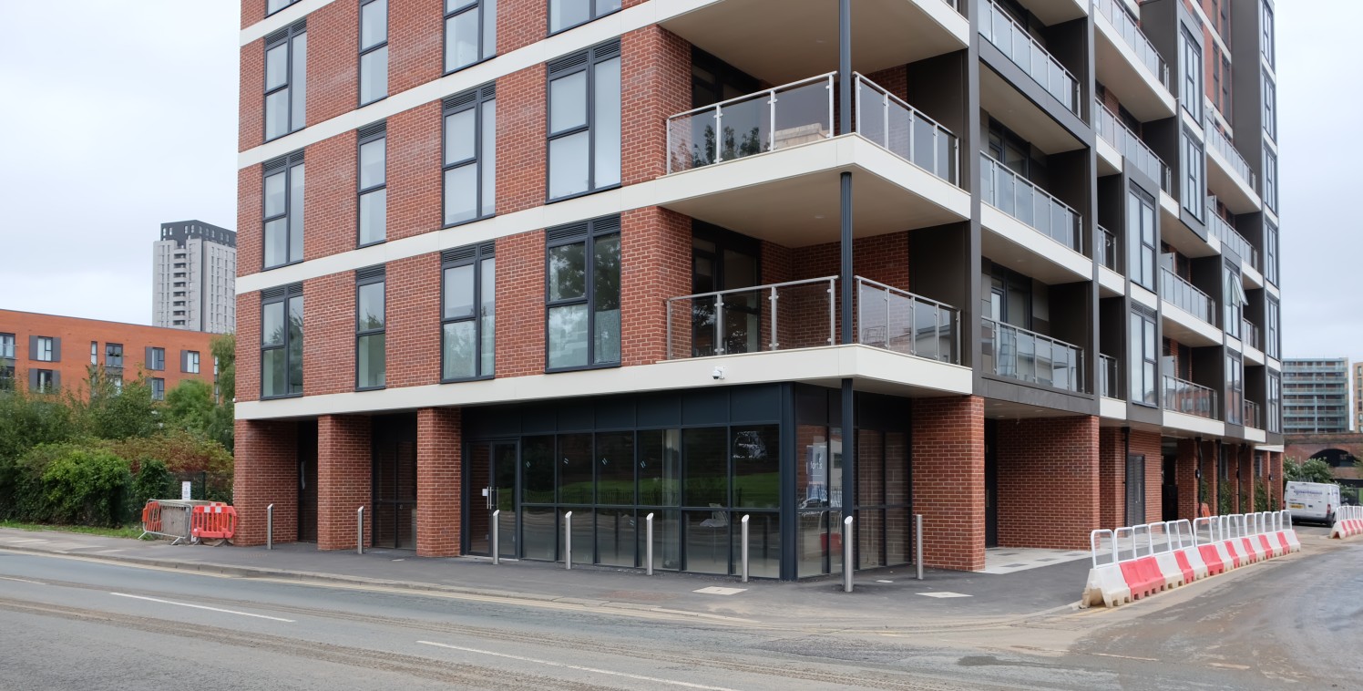 The property comprises ground floor retail unit currently in shell condition within a recently built, five-storey residential apartment building. 

The unit is constructed with a steel frame and brickwork, with a continuous glass frontage along both...