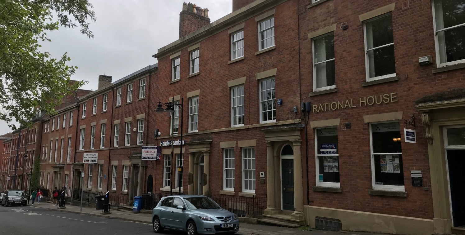 The property comprises a mid-terraced, Georgian period building arranged over six floors and is of traditional brick construction under a pitched slate roof with a brick extension to the rear. The ground floor comprises a reception area with partitio...