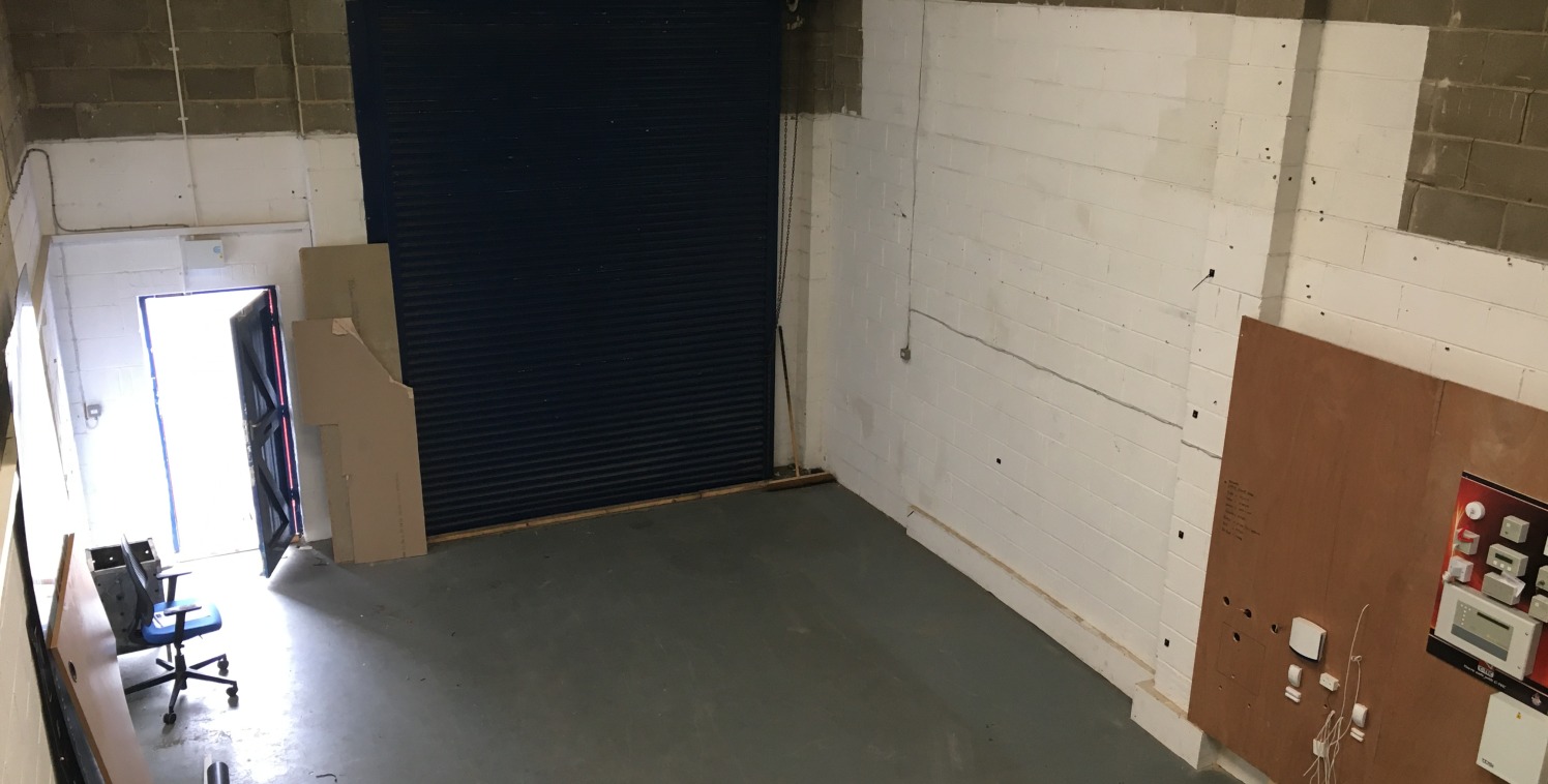 The property comprises a single storey terraced industrial unit clad in brick internally benefiting from:

Drive-in access via a 4.06M high by 3.10M wide steel roller shutter loading door;

Solid concrete flooring;

Kitchenette; and

W/C facility.

S...