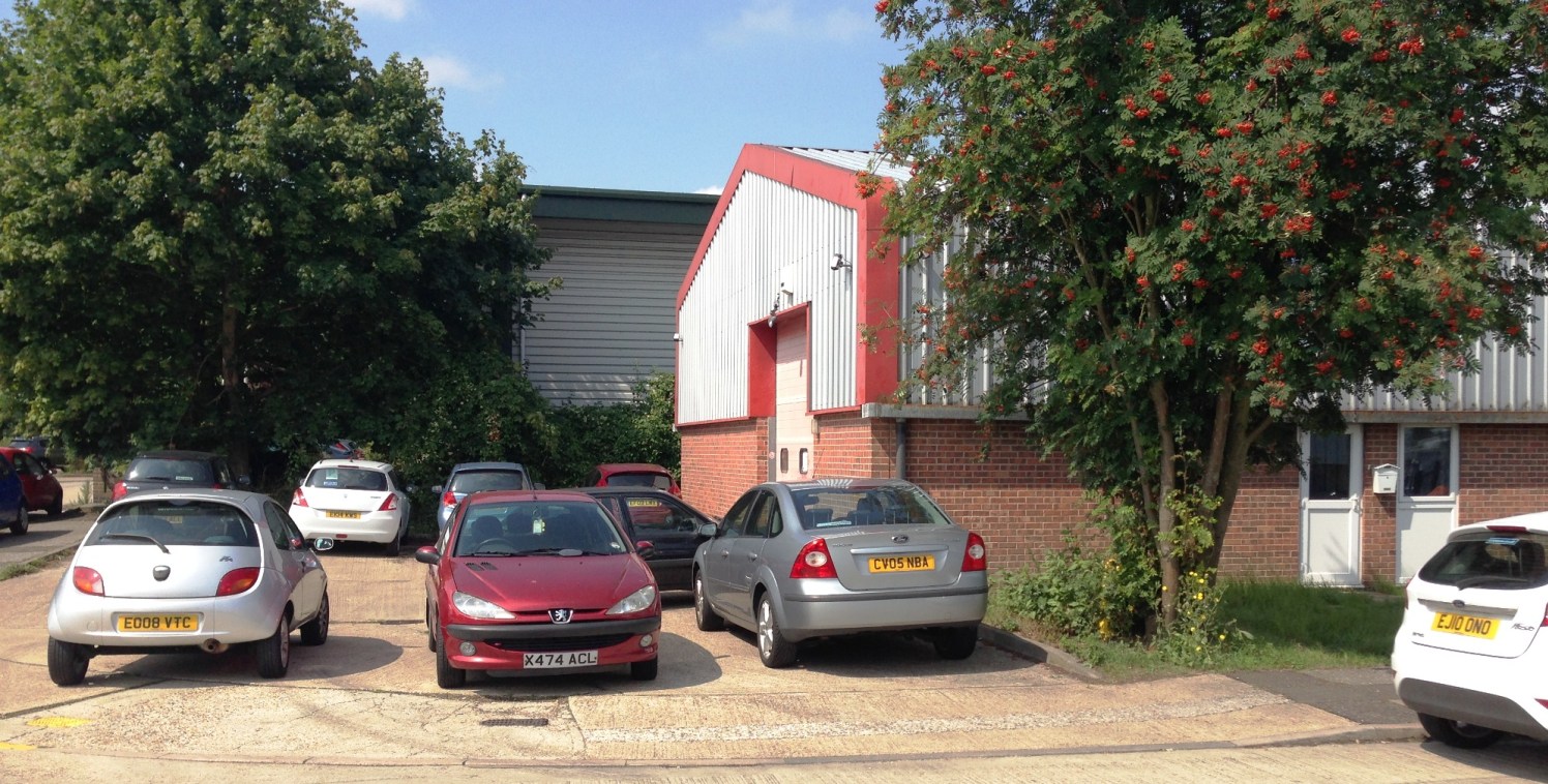 INDUSTRIAL/STORAGE BUILDING\n\nWith excellent side yard for loading and car parking\n\n1,256 sq. ft. (116.75 sq. m.)\n\nplus mezzanine office of 162 sq. ft. (15.03 sq. m.) approx.\n\n174 ENTERPRISE COURT, EASTWAYS INDUSTRIAL ESTATE, WITHAM, ESSEX CM8...