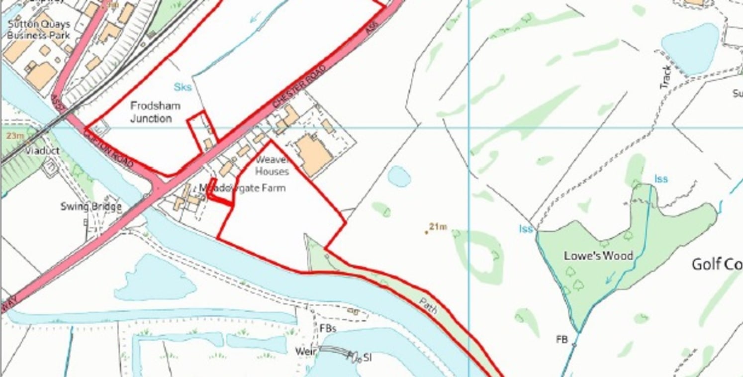 The property comprises two parcels of land, identified as: 

Parcel A: is accessed from and lies to the north side of Chester Road (A56) and east of Clifton Road (A557) and comprises a broadly rectangular parcel of bare land approximately 17 acres (6...