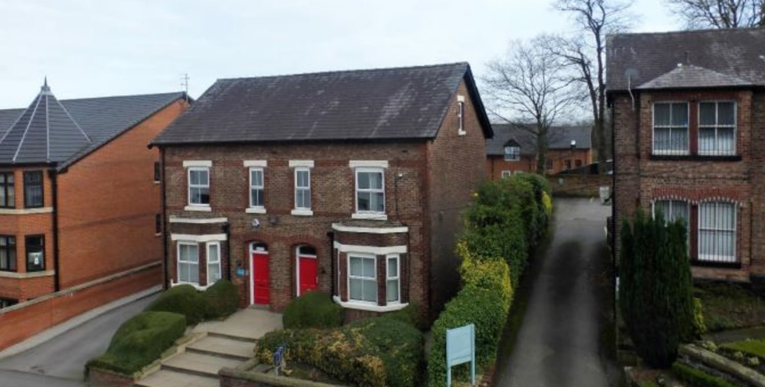 Prominent office in Wilmslow Town Centre

Attractive self-contained office

Double Fronted

Refurbished

Basement 

Large Car Park

Close to Local Amenities