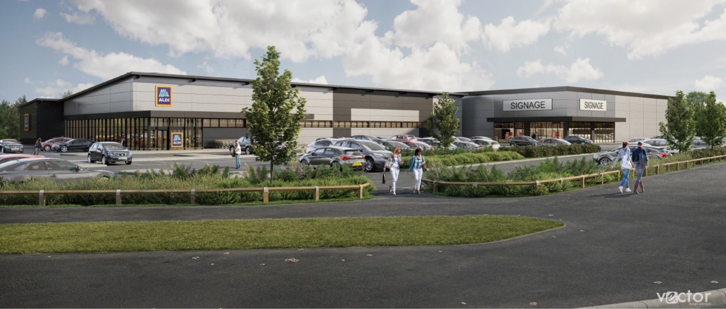 The subject site forms part of a larger development plot which is due to be developed by Aldi for one of their new format food stores.

Our clients will consider either a sale of the existing development plot, or building out a retail/leisure unit de...