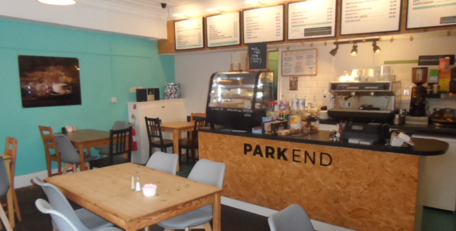 The property comprises a well presented seating/dining area with serving counter (34 capacity), commercial kitchen and adjoining take-away service. Relevant w/c facilities are also provided.

The Park End Cafe is an established locally run business....