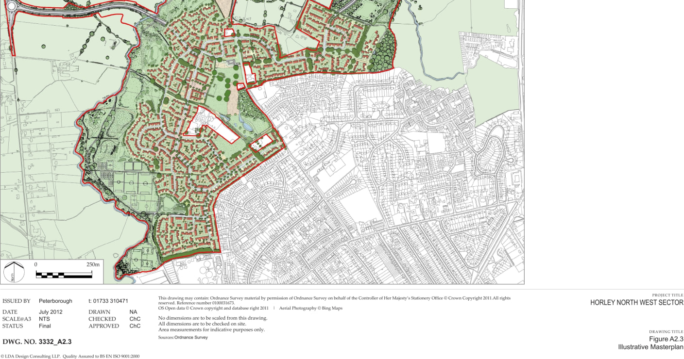 * A planned new medical facility within the main neighbourhood block on new mixed development scheme