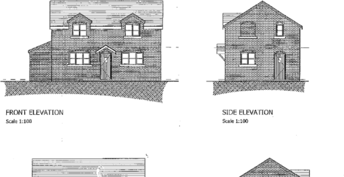 A 0.21 acre site cleared of buildings, located in a residential area on the edge of the village of Madeley.