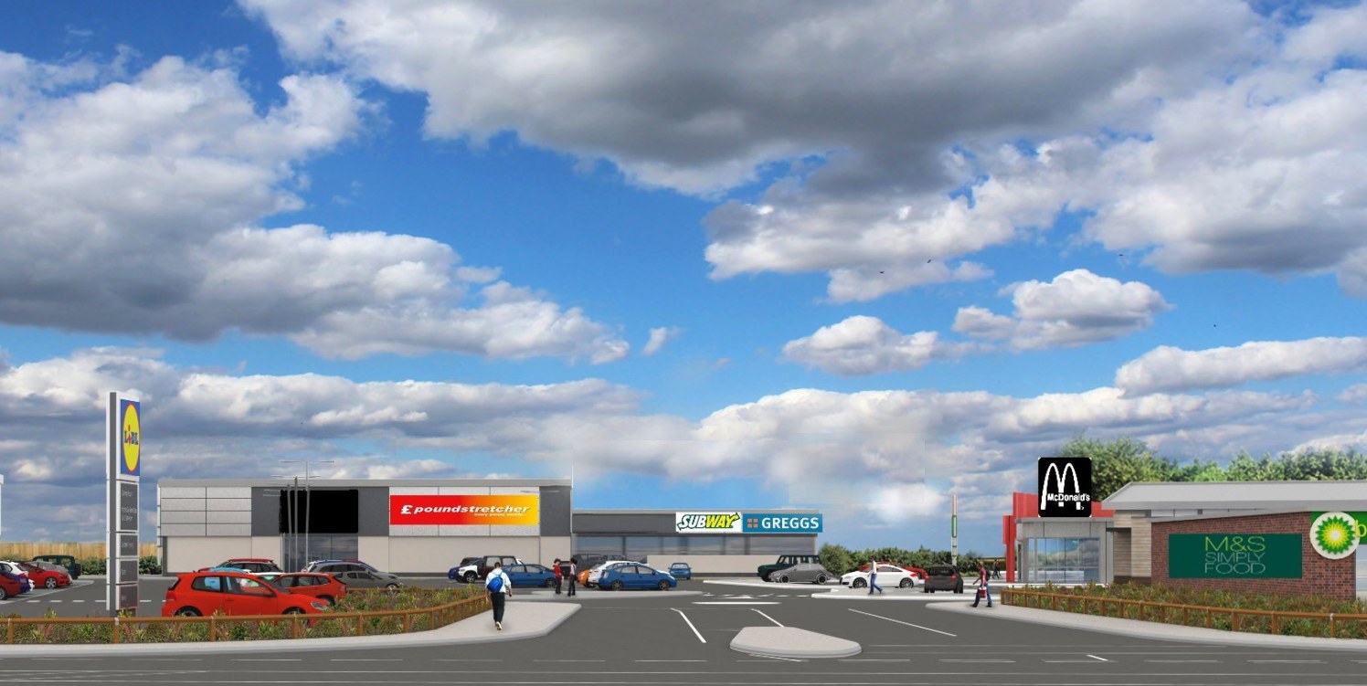 The scheme provides a new Lidl foodstore which is programmed to open in March 2019. Other occupiers include a BP fuel station with an M&S concession, Poundstretcher plus several units under offer to Greggs, Subway and a McDonalds drive...