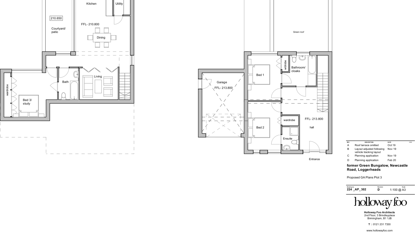 ***** Rare Village Development Land *****

A development site extending to 0.56 acres (0.23 hectares) with planning consent for three contemporary detached homes. Plots 1 & 2 consist of an entrance hall, two en-suite bedrooms, third bedroom and bathr...